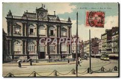 CPA Le Havre Musee et Rue de Paris 
