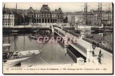 CPA Le Havre la Bourse et le Bassin du Commerce 