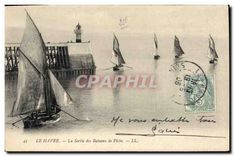 CPA Le Havre la Sortie des Bateaux de Peche 