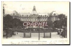 CPA Le Havre l'hotel de Ville et le Square 