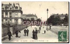 CPA Le Havre le Boulevard de Strasbourg 