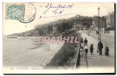CPA Le Havre Boulevard Maritime et le Cap de la Heve 