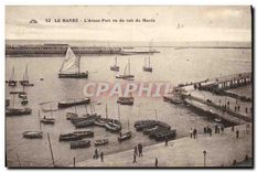CPA Le Havre l'Avant port vu du troit du Musee 
