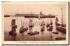 CPA Le Havre l'Avant port et le Quai d'Escale 