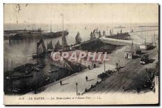 CPA Le Havre les Brise Lames et l'Avant port 
