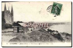 CPA Le Havre Sainte Adresse Notre Dame des Flots et la Ville 