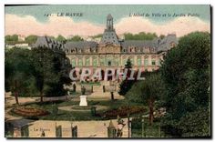 CPA Le Havre l'hotel de ville et le jardin Public 