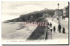 CPA Le Havre Boulevard Maritime et le Cap de la Heve 