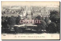 CPA Le Havre Panorama de la rue de Paris 