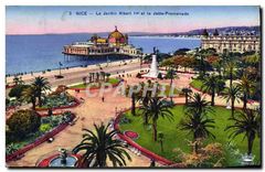 CPA Nice le jardin Albert I et la Jetee Promenade 