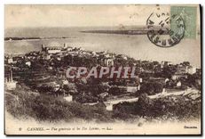 CPA Cannes vue generale et les Iles Lerins 