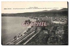 CPA Cote d'Azur Nice vue Paronamique la Rade la Promenade des Anglais et le Casino 