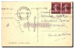 CPA Menton le Casino municipal 