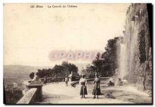 CPA Nice la Cascade du chateau 