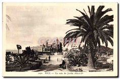 CPA Nice Un coin du Jardin Albert I 