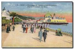 CPA Nice Promenade des Anglais et Jetee Promenade 