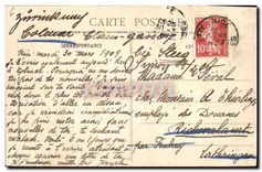 CPA Cote d'Azur coucher de Soleil 