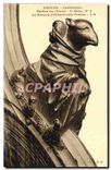CPA Amiens cathedrale Stalles du Choeur le Renard Prechant aux Poules 