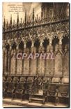 CPA Amiens Cathedrale Stalles du Choeur 