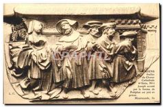 CPA Amiens Cathedrale Stalles du Choeur Joseph Accuse par la Femme de Putiphar est jete en prison 