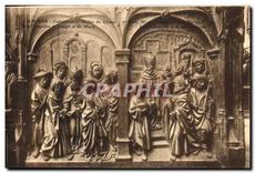 CPA Amiens Cathedrale Stalles du Choeur Le Francailles de Joseph et de Marie 