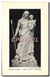 CPA Albert Somme Statue de N D de Brebieres 