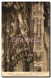 CPA Amiens Cathedrale Stalles du Choeur Decoration flamboyante de la Parclose 