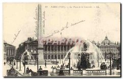 CPA Paris La Place de la Concorde 