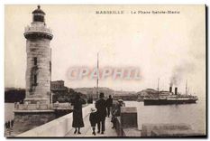CPA Marseille Le Phare Sainte Marie 