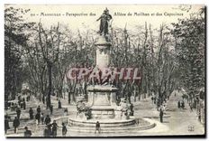 CPA Marseille Perspective des Allees de Meilhan et des Capucines 