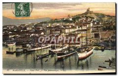 CPA Marseille Vieux Port Vue panoramique 