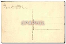 CPA Marseille Quai du Port et Rue de la Republique 