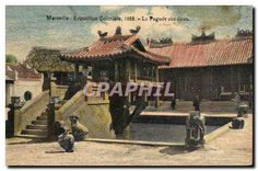 CPA Marseille Exposition Coloniale 1922 La Pagode sur l'eau 