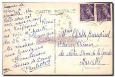 CPA Marseille Les Jardins de la Bourse et la nouvelle Poste