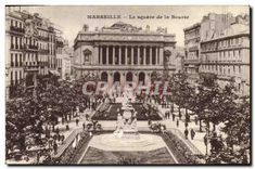 CPA Marseille Le Square de la Bourse 