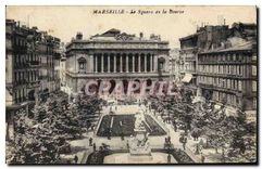 CPA Marseille La Square de la Bourse 