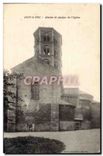 CPA Anzy le Duc Abside et Clocher de l'Eglise 