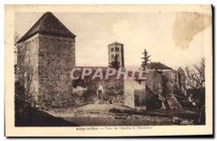 CPA Anzy le Duc Tour de Charies le Temeraire 