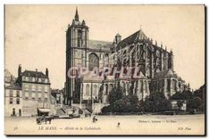 CPA Le Mans Abside de la Cathedrale 