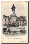CPA Le Mans La Statue du General Chanzy 