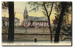 CPA Le Mans Eglise Saint Julien du Pre 