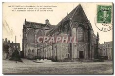 CPA Le Mans La Cathedrale La Nef  cote Nord Ouest 