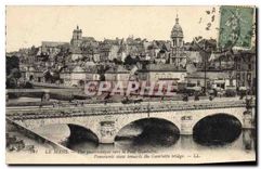 CPA Le Mans Vue panoramique le Pont Gambetta 