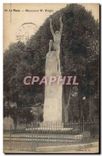 CPA Le Mans Monument W Wright Avion Aviation