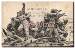 CPA Le Mans Bas Relief de la Statue du General Chanzy Militaria