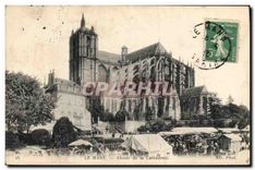 CPA Le Mans Abside de la Cathedrale 