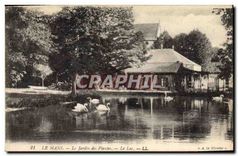 CPA Le Mans Le Jardin des Plantes Le Lac 