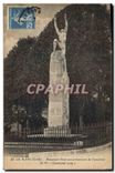 CPA Le Mans Sarthe Monument eleve aux precurseurs de l'aviation Avion