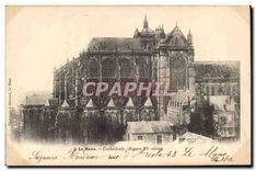 CPA Le Mans Cathedrale Rosace XV siecle 