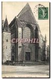 CPA Le Mans Facade de la Cathedrale 